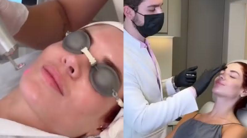 Gkay fazendo procedimento com esperma de salmão - Reprodução / Instagram